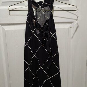 Lane Bryant Black and white blouse